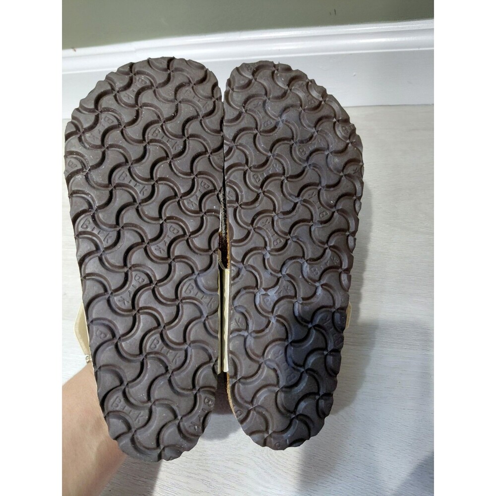 Birkenstock Gizeh BirkoFlor Graceful Pearl White Women Size 37EU 6US Regular - Picture 4 of 10